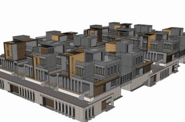 Sketchup别墅模型|别墅，现代风格-BIM建筑网