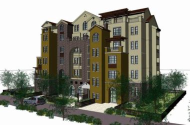 Sketchup别墅模型|花园洋房，别墅，古典风格-BIM建筑网