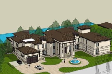 Sketchup别墅模型|独栋别墅，古典风格-BIM建筑网