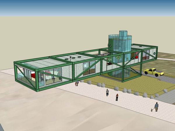 Sketchup别墅模型|独栋私人别墅，现代风格