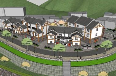 Sketchup别墅模型|新农村别墅，现代中式-BIM建筑网