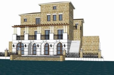 Sketchup别墅模型|花园洋房，别墅，古典风格，-BIM建筑网