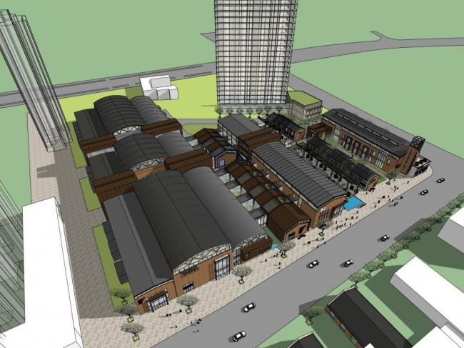 Sketchu工业厂房|厂房改造，现代风格，商业，工业，娱乐休闲设施