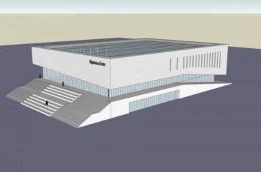 Sketchup体育馆模型|多层体育馆，体育观览，现代风格-BIM建筑网