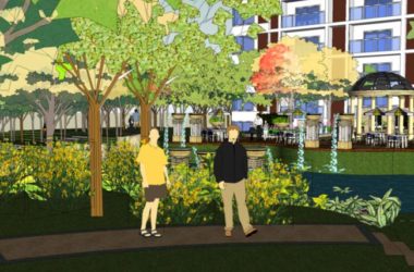 Sketchup景观模型|住宅小区，景观设计，现代风格-BIM建筑网