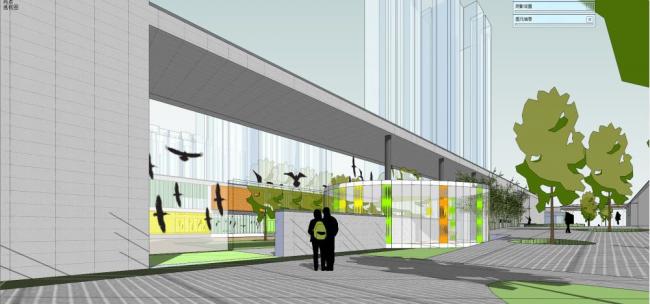 Sketchup商业模型|多层会所，商业建筑，现代风格