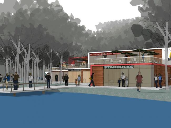 Sketchup商业模型|商业建筑，现代风格