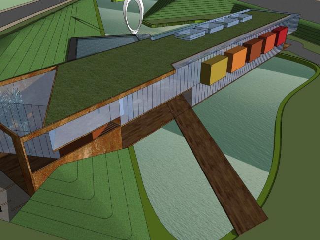 Sketchup商业模型|展示中心，现代风格，商业，娱乐休闲设施