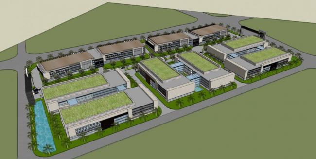 Sketchu工业厂房|多层厂房，现代风格，工业建筑