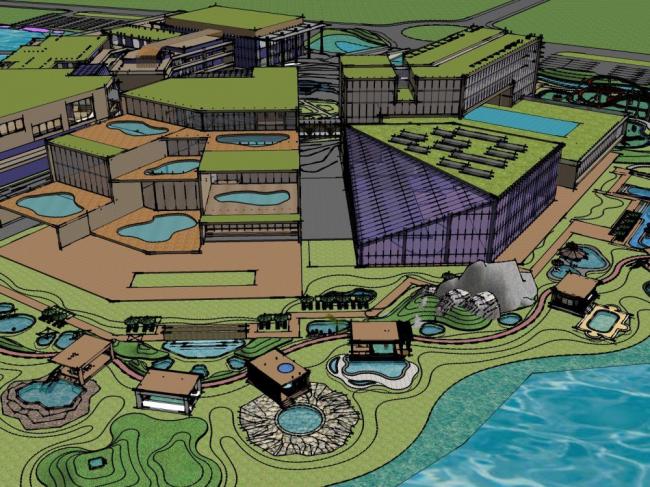 Sketchup商业模型|多层商业建筑，商场，现代风格