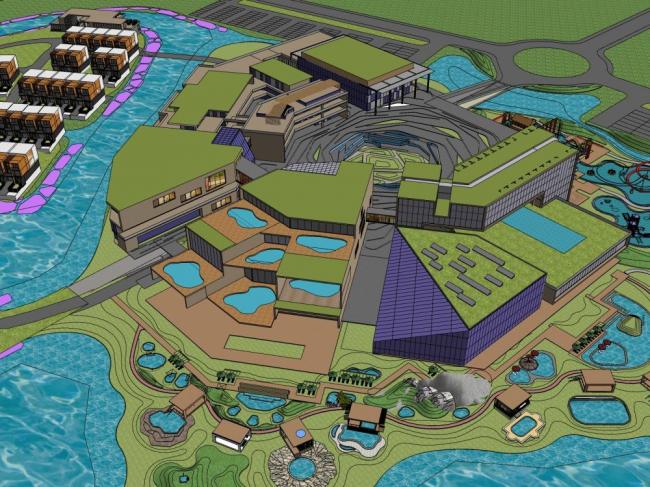 Sketchup商业模型|多层商业建筑，商场，现代风格