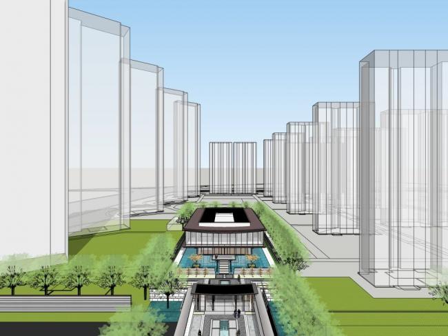 Sketchup商业模型|会所，现代风格，商业建筑