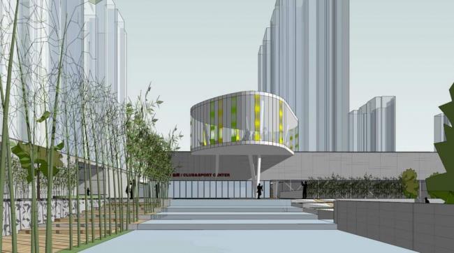 Sketchup学校模型|幼儿园，会所，现代风格，教育建筑