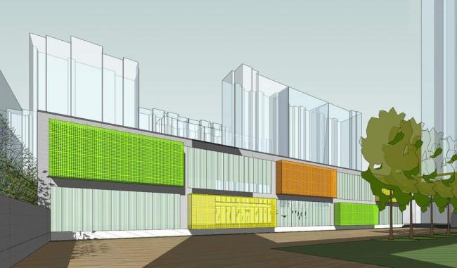 Sketchup学校模型|幼儿园，会所，现代风格，教育建筑