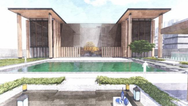 Sketchup商业模型|多层售楼处，商业建筑，现代风格