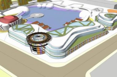 Sketchup综合体模型|商业综合体，现代风格-BIM建筑网