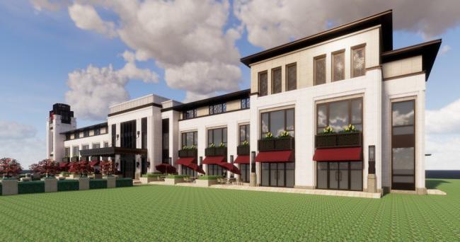 Sketchup商业模型|会所，地中海风格，商业，娱乐休闲设施