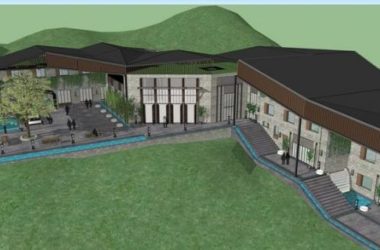 Sketchup酒店模型|山地酒店，景观设计，商业建筑，中式风格-BIM建筑网