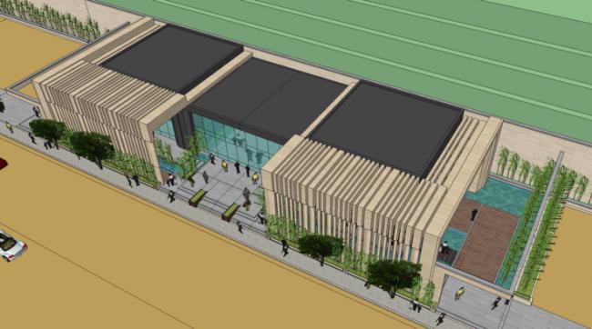 Sketchup商业模型|北京豪宅项目，万柳书院售楼处，会所，现代风格