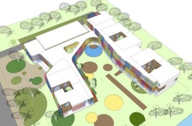 Sketchup学校模型|彩色系幼儿园，学校，现代风格，教育建筑-BIM建筑网