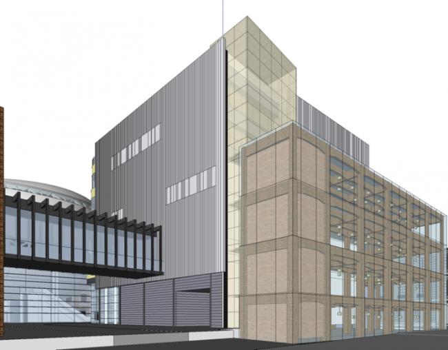 Sketchup综合体模型|商业综合楼，高层公寓，现代风格，城市综合体