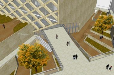 Sketchup文化模型|图书馆，文化建筑，现代风格-BIM建筑网