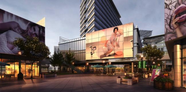 Sketchup综合体模型|商业综合体，办公楼，多层高层混合，现代风格