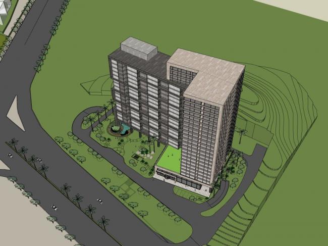 Sketchup综合体模型|多层高层混合，商业综合体，现代风格