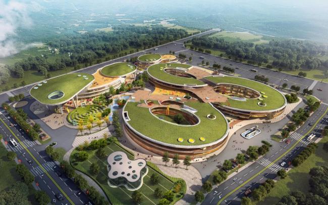 Sketchup学校模型|多层幼儿园，现代风格，教育建筑