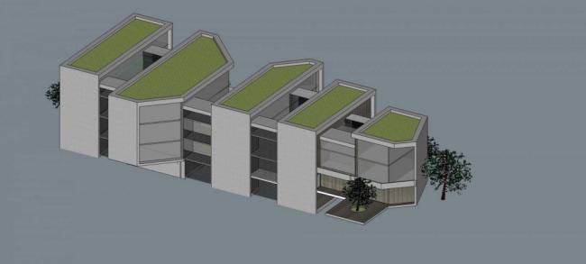 Sketchup文化模型|多层博物馆，文化建筑，现代风格