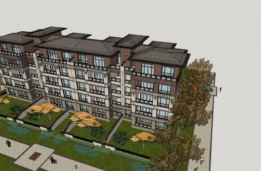 Sketchup住宅模型|花园洋房,多层,居住建筑,草原风格-BIM建筑网