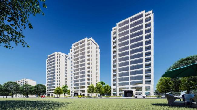 Sketchup住宅模型|高层住宅，居住建筑，现代风格