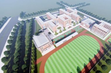 Sketchup学校模型|多层中学，学校，教学楼，教育建筑，现代风格-BIM建筑网