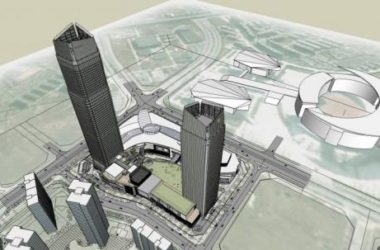 Sketchup综合体模型|超高层商业综合体，酒店办公，商场，现代风格-BIM建筑网