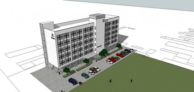 Sketchup酒店模型|多层酒店，办公，现代风格