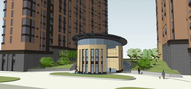 Sketchup住宅模型|高层住宅，小区，沿街商业，现代风格，居住建筑