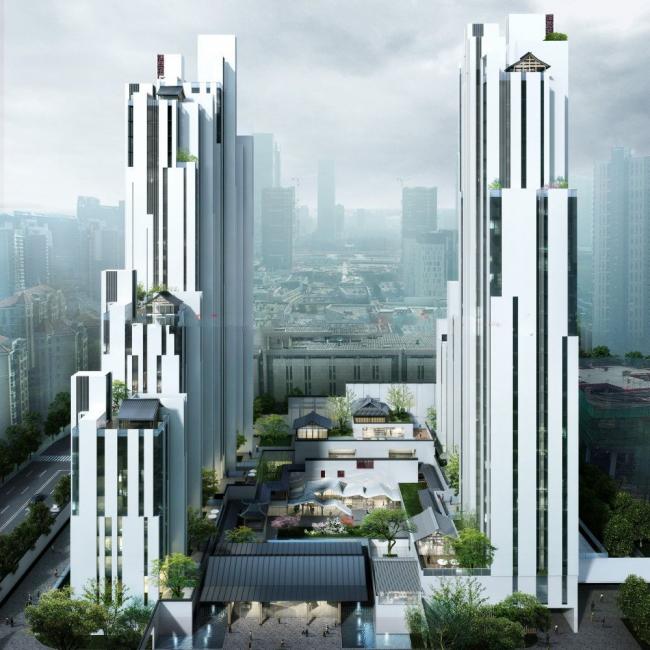 Sketchup住宅模型|超高层公寓，居住建筑，现代风格