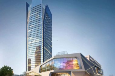 Sketchup综合体模型|超高层商业综合体，酒店办公，现代风格-BIM建筑网