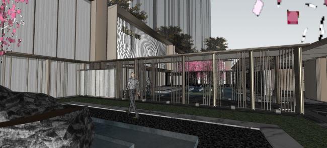 Sketchup商业模型|艺术馆，现代风格，商业建筑