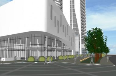 Sketchup办公模型|高层办公，写字楼，商业裙房，现代风格-BIM建筑网