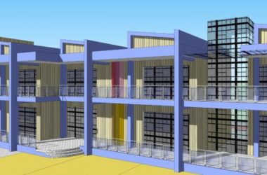 Sketchup学校模型|学校，教学楼，幼儿园，现代风格，教育建筑-BIM建筑网