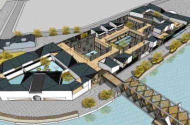 Sketchup文化模型|博物馆，新中式风格，文化建筑-BIM建筑网