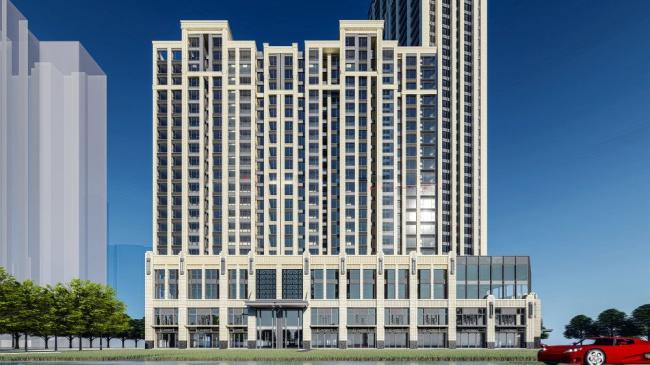 Sketchup综合体模型|超高层商业综合体，现代风格，酒店办公