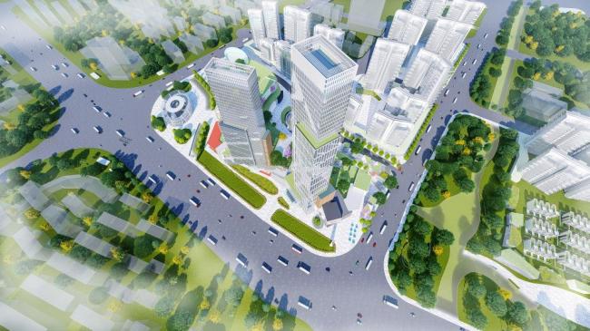 Sketchup综合体模型|超高层商业综合体，办公酒店，现代风格