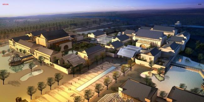 Sketchup文化模型|博物馆，新中式风格，文化建筑