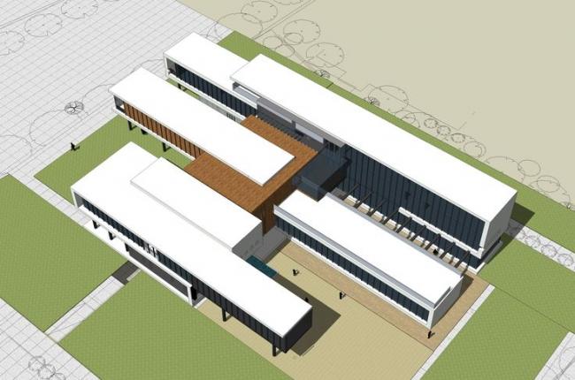 Sketchup学校模型|幼儿园，学校，教育建筑，现代风格