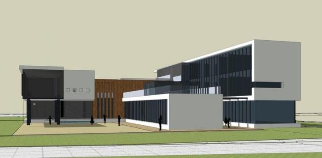 Sketchup学校模型|幼儿园，学校，教育建筑，现代风格