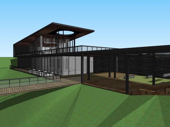 Sketchup商业模型|多层会所，商业建筑，现代风格