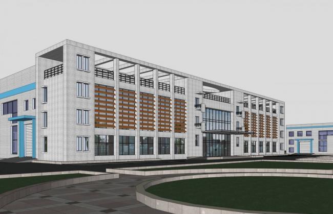 Sketchu工业厂房|多层厂房，办公楼，现代风格，工业建筑