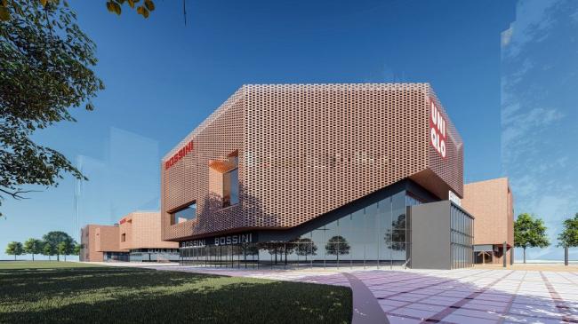 Sketchup商业模型|多层商业建筑，购物商场，现代风格